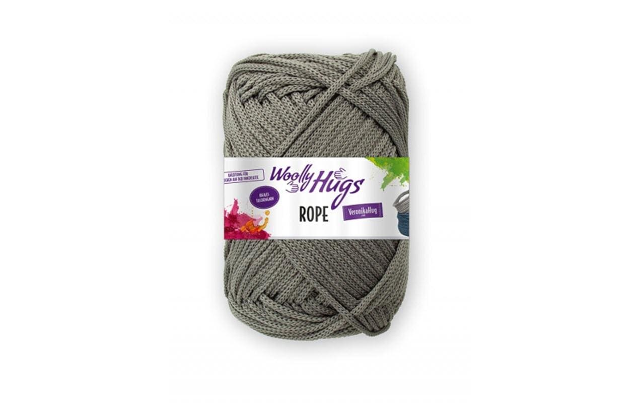 Wolly Hugs Rope Garn dunkelgrau 100% Polyester, 200 g, 140m