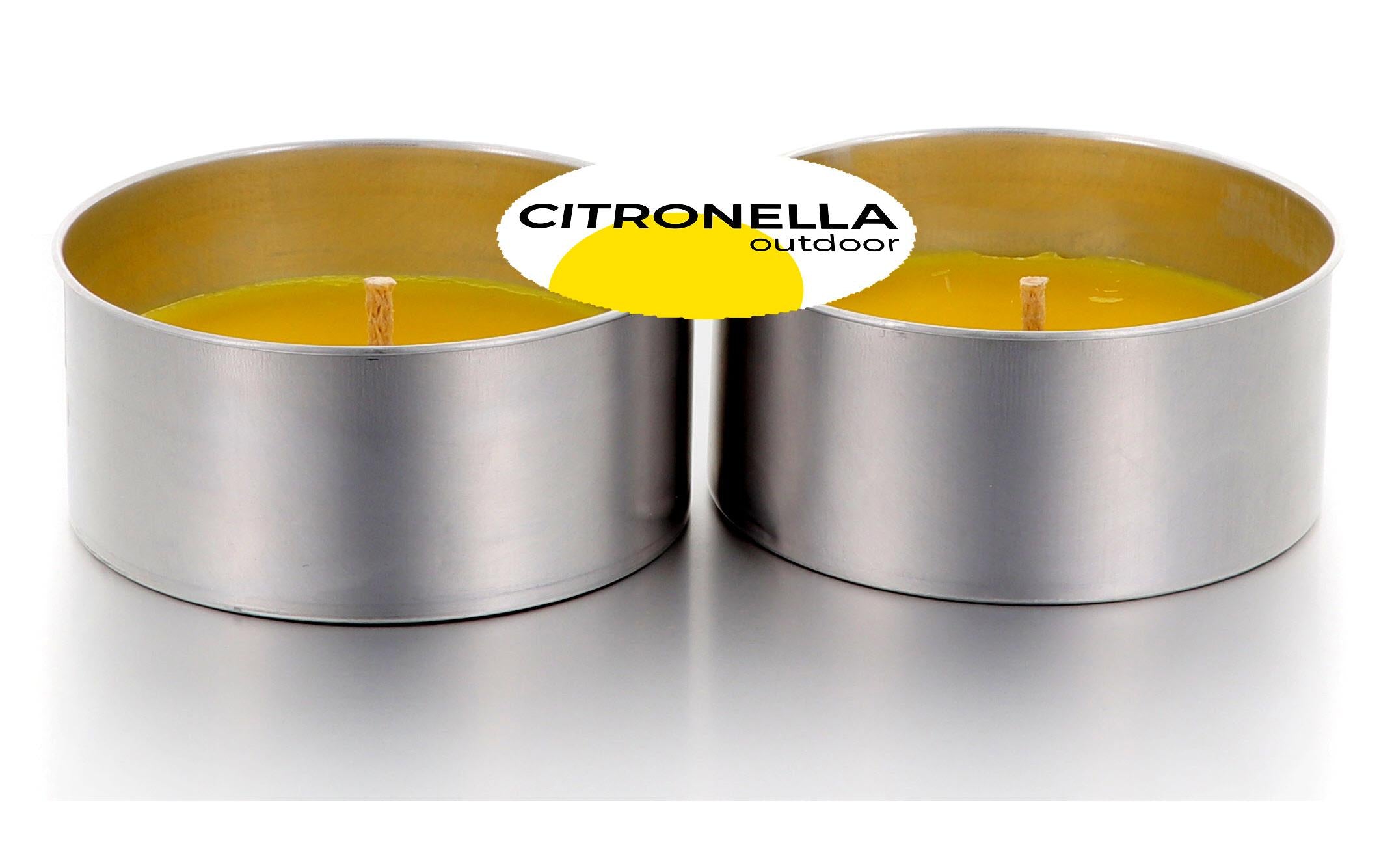 Balthasar Outdoorkerze Citronella MINI 10x4.5 cm, gelb