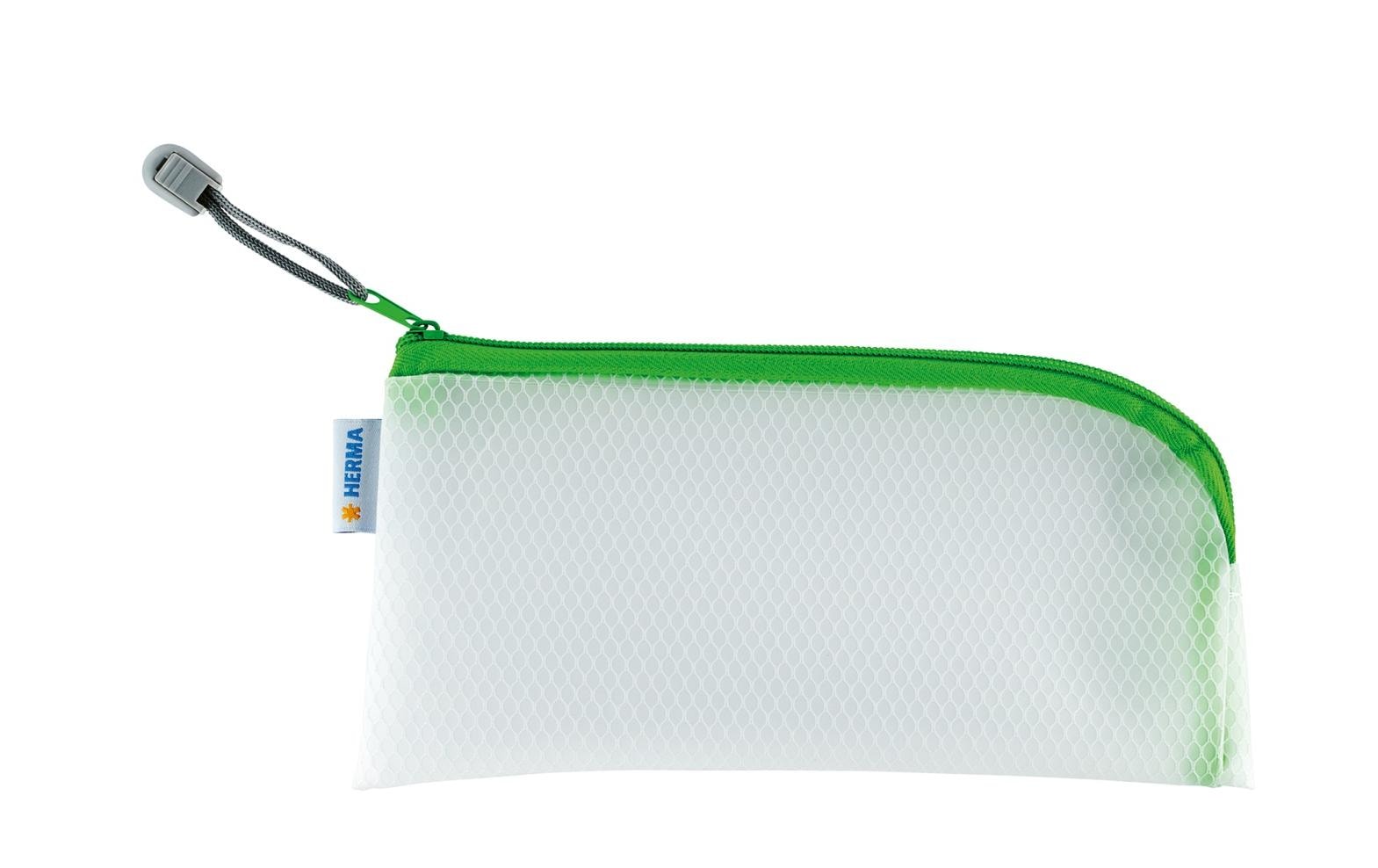 Herma Etui Mesh Bag 23 x 11 cm Material: EVA, Farbe: Grün
