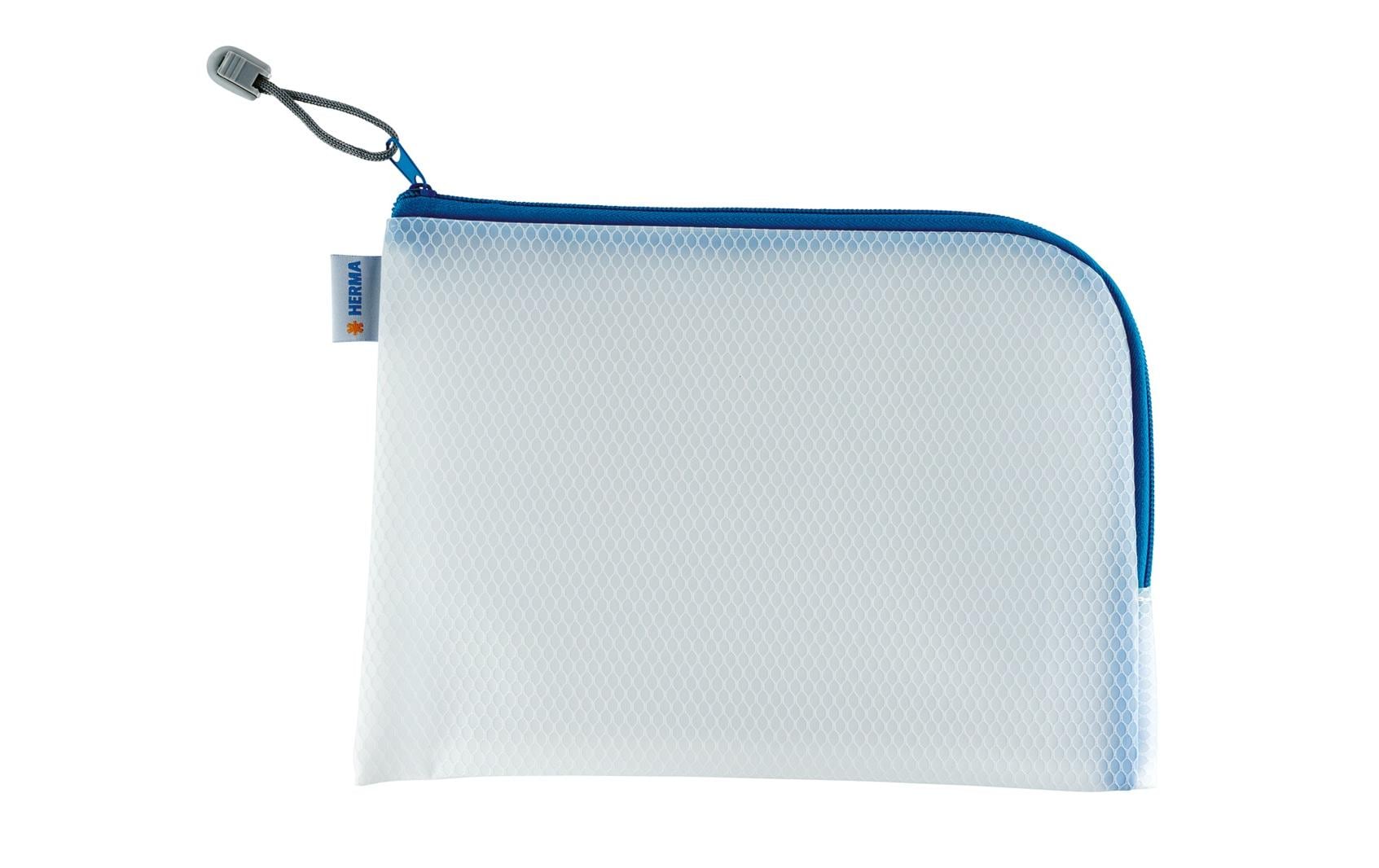 Herma Etui Mesh Bag 26 x 20 cm Material: EVA, Farbe: Blau