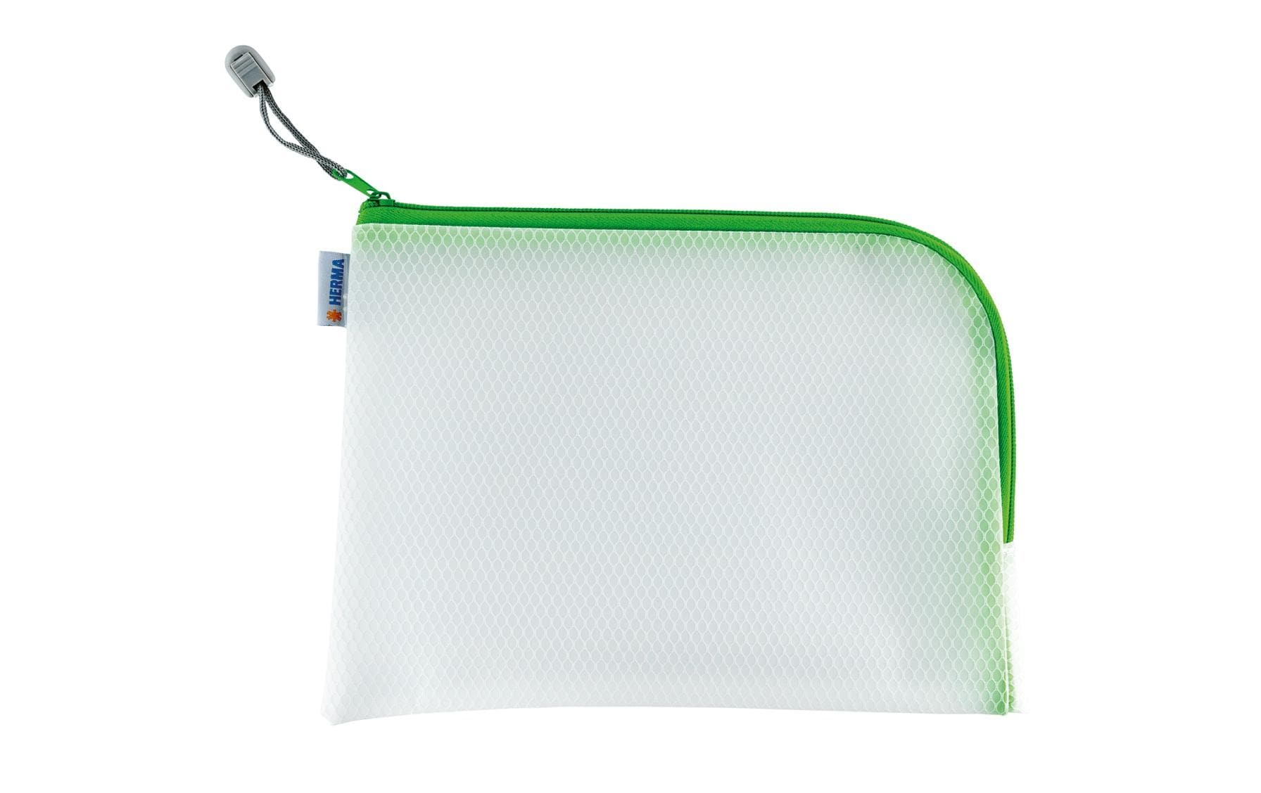 Herma Etui Mesh Bag 26 x 20 cm Material: EVA, Farbe: Grün