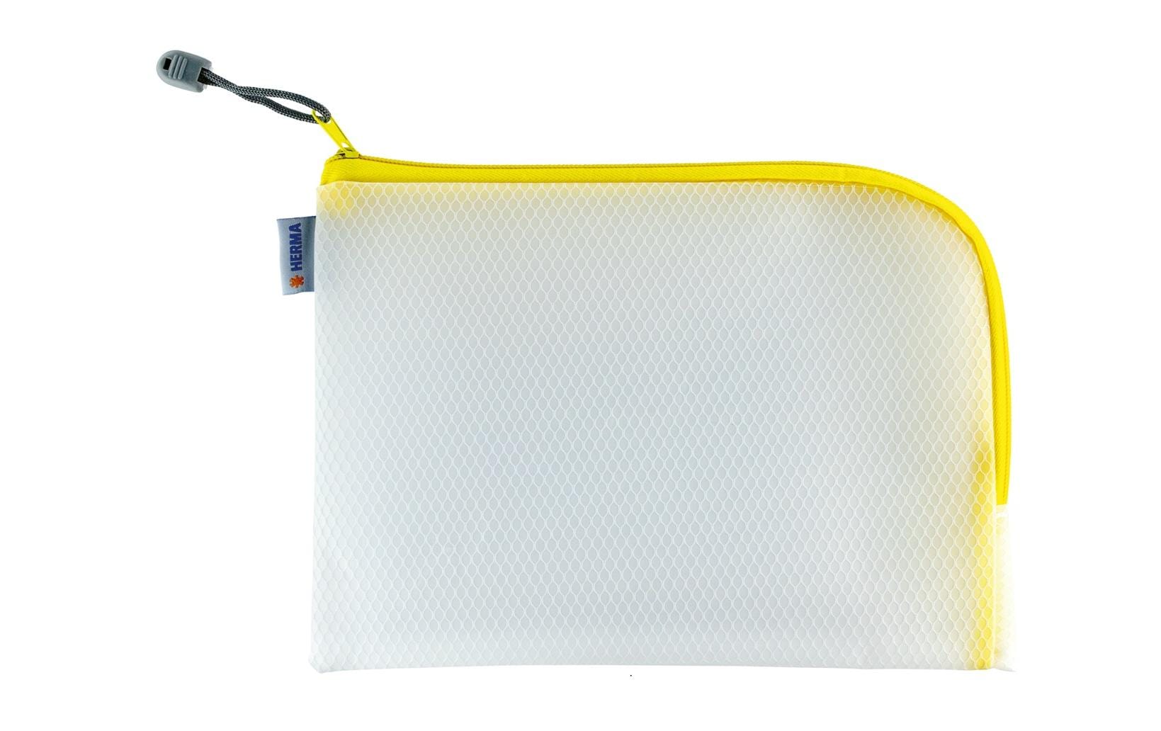 Herma Etui Mesh Bag 26 x 20 cm Material: EVA, Farbe: Gelb