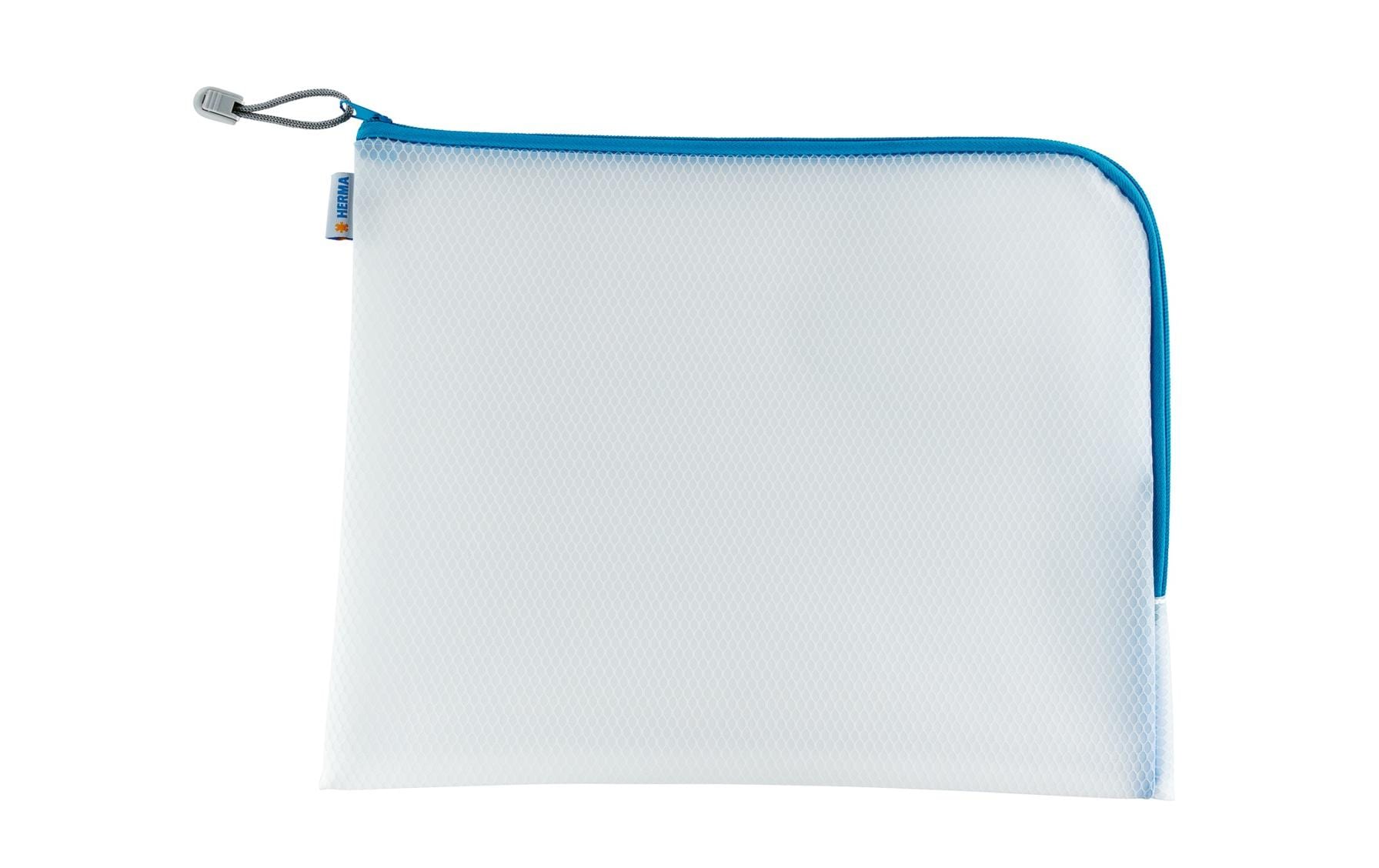 Herma Etui Mesh Bag 36 x 28 cm Material: EVA, Farbe: Blau