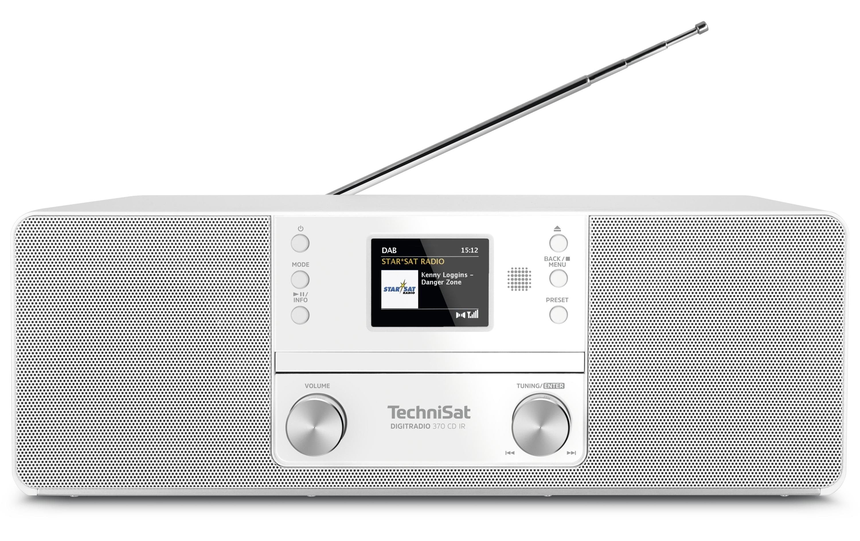TechniSat DigitRadio 370 CD IR, weiss