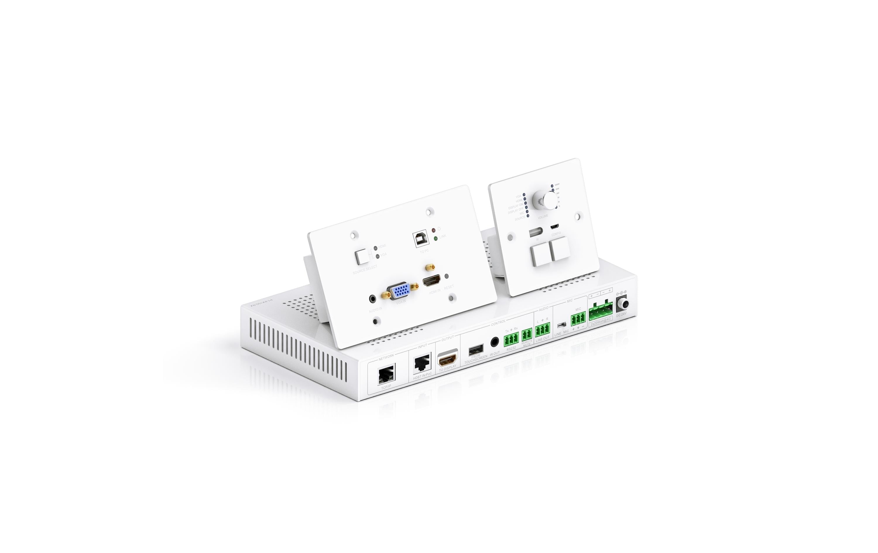 PureTools PT-PK100 inkl. RX HDBT>HDMI Pres. Kit, HDMI/VGA >HDBaseT, 2K