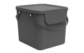 Rotho Recyclingbehälter 40L Albula anthrazit, 40 x 35.8 x 34 cm