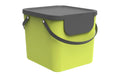 Rotho Recyclingbehälter 40L Albula hellgrün/anthrazit, 40 x 35.8 x 34 cm