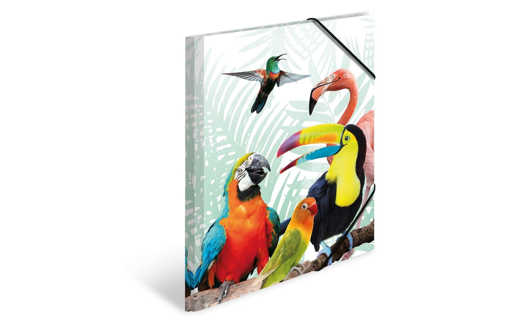 Herma Sammelmappe A4 Papagei Material: PP, mit Innendruck, abwaschbar