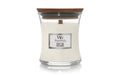 Woodwick White Teak Medium Jar