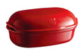 Emile Henry Backform Artisan rot Keramik, 34 x 21.5 x 15cm