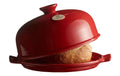 Emile Henry Brotglocke rot Keramik, D: 28.5cm