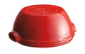 Emile Henry Brotbackform rot Keramik, 32.5 x 29.5 x 14cm