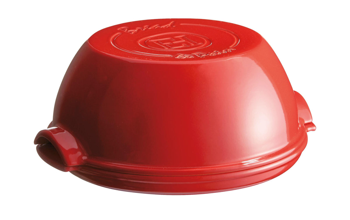 Emile Henry Brotbackform rot Keramik, 32.5 x 29.5 x 14cm