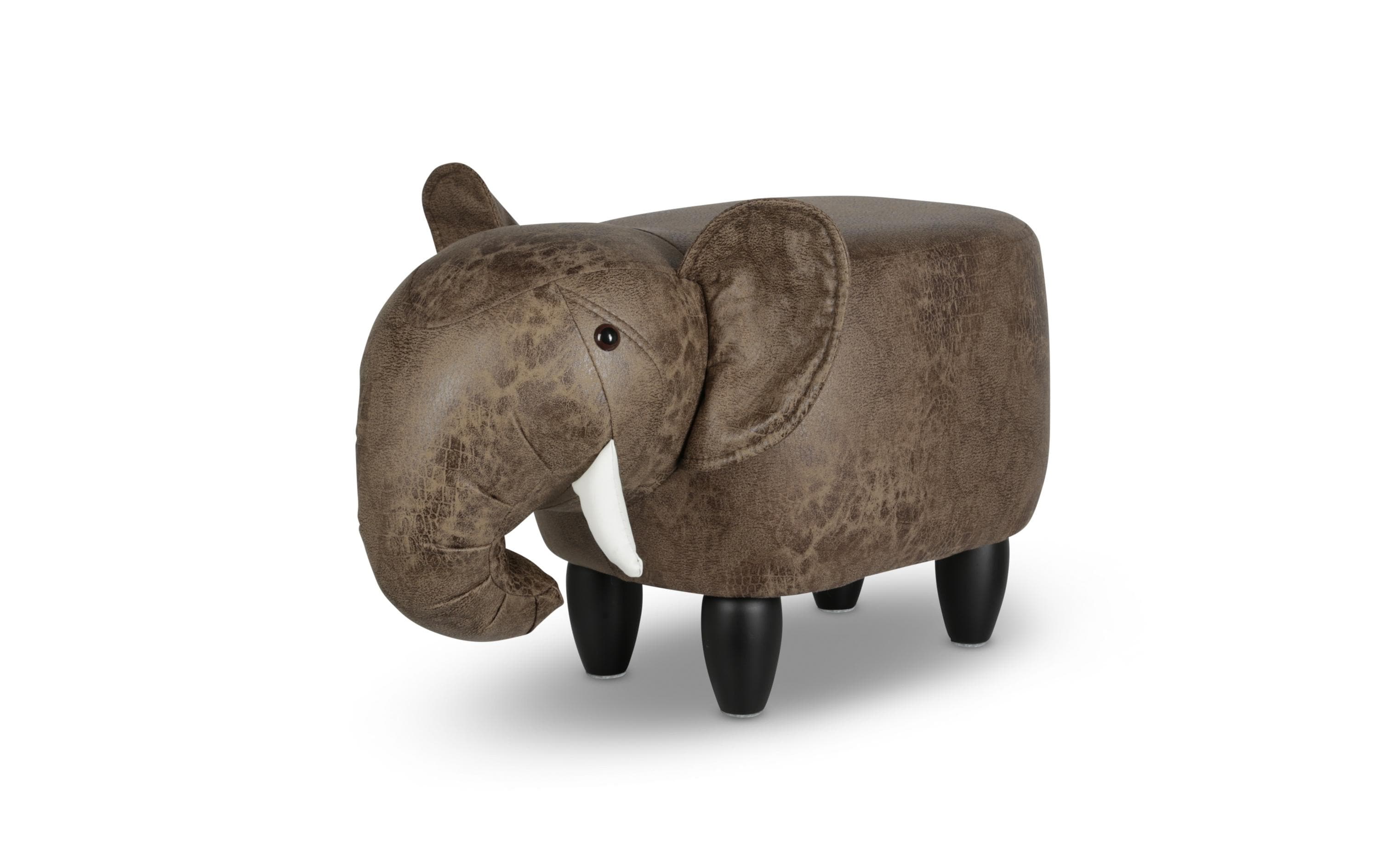 zoosy Hocker Elephant braun 65x34x38cm