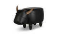 zoosy Hocker Kuh schwarz 66x34x37cm