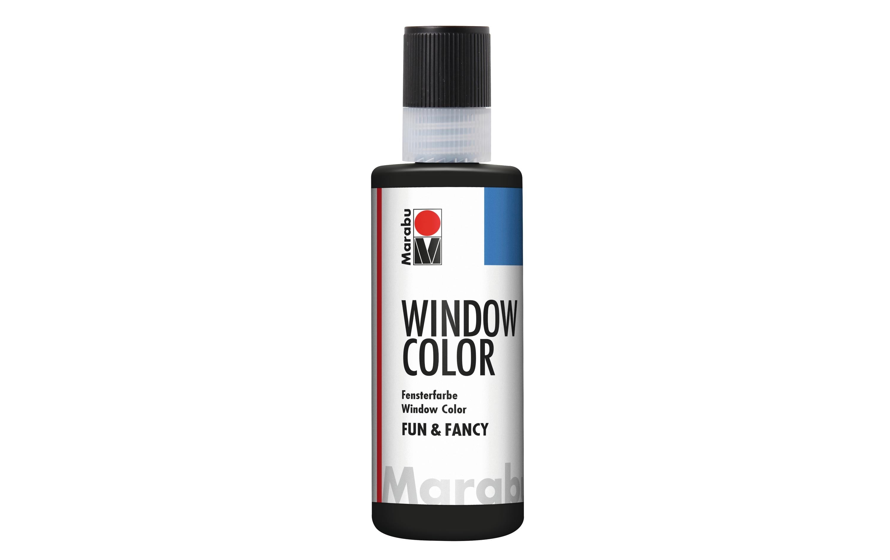 Marabu Window Color Konturenfarbe 80ml, Schwarz