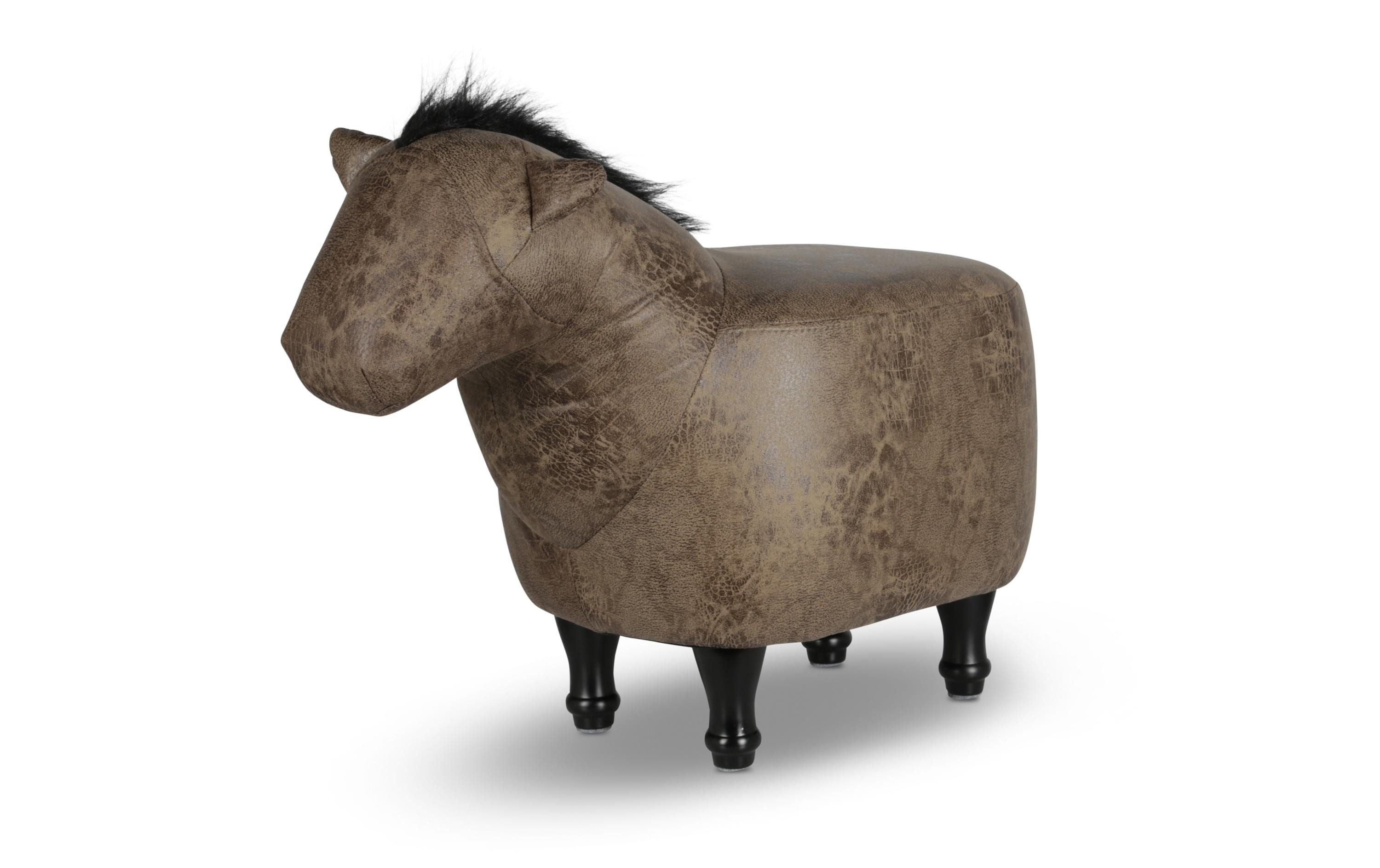 zoosy Hocker Pferd braun 70x34x36cm