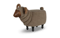 zoosy Hocker Ziege braun 68x34x38cm