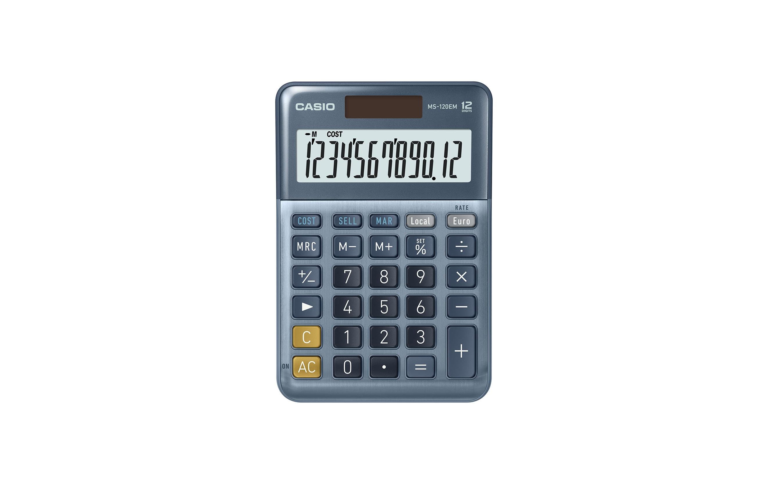 Casio Taschenrechner CS-MS-120EM 12-stelliges LC Display