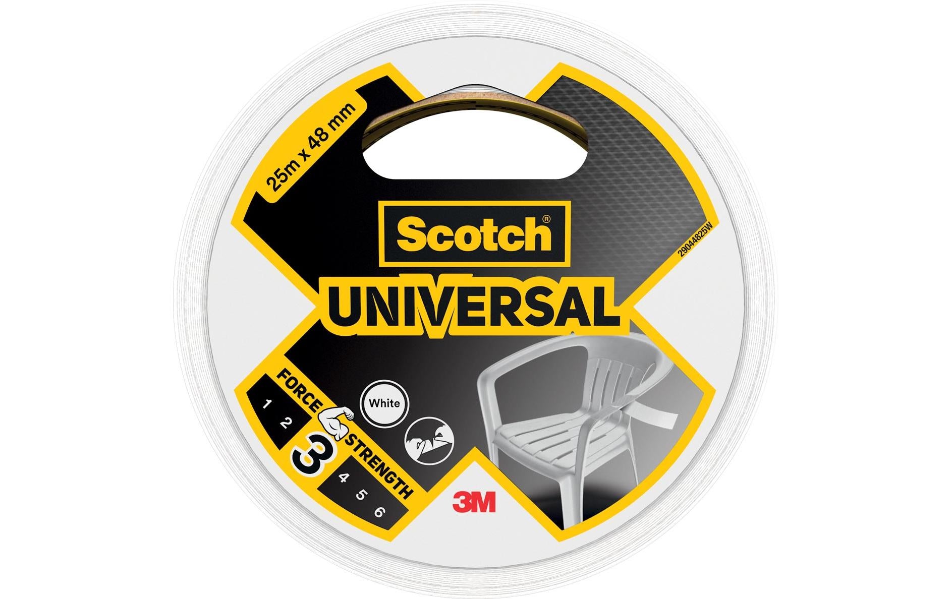 Scotch Universal White 1 Rolle 25mx48mm 6UN/BOX