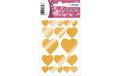Herma Sticker Herzen Gold 2 Blatt, 36 Sticker, selbstklebend