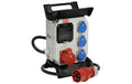 Spälti Baustromverteiler mit 16A LS 1xCEE16/5, 3xT23, 1x16A/C3P, 1x6A/C1P
