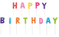 Rico Design Kerzen Set Happy Birthday, bunt, 13 Stück