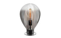 SOMPEX Tischleuchte BOLHA smoke 44cm exkl. 1x E27 max. 40W, Dimmbar