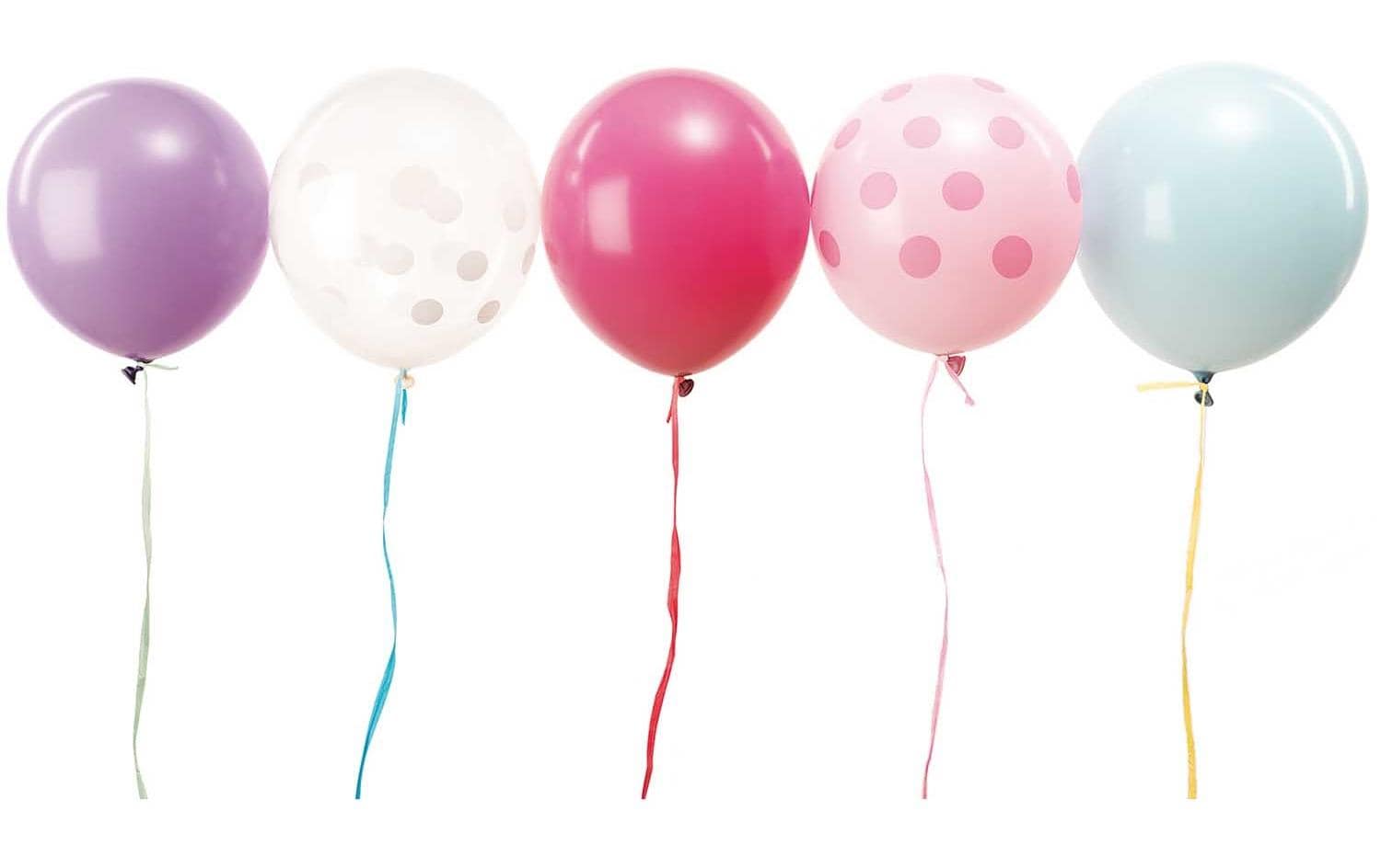 Rico Design Luftballon Pastellmix 30 cm, 12 Stück