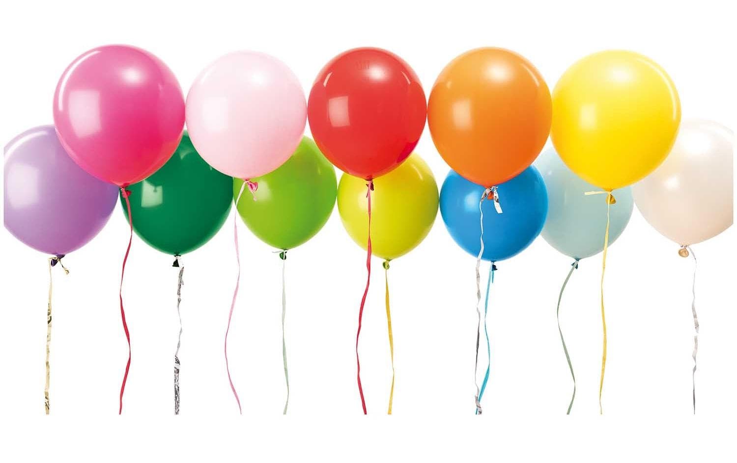Rico Design Luftballon mehrfarbig 30 cm, 12 Stück