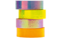 Rico Design Washi Tape glänzend Pastell, 1.5cmx5m, 4 Stück