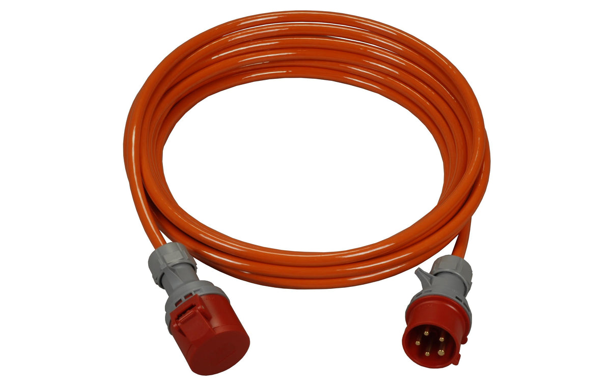 Spälti Verlängerungskabel G-PUR 5x6mm2 5x6 mit Stecker & Kupplung CEE32/5