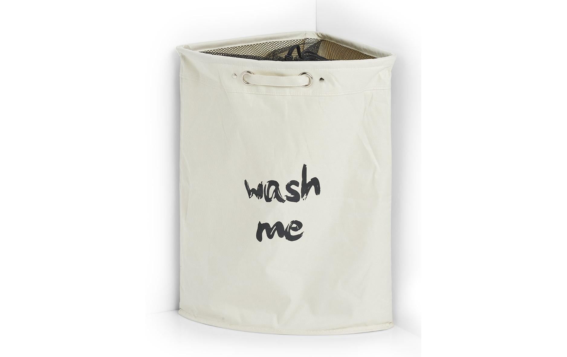 Zeller Present Wäschesammler WashMe beige, 34x34cm