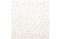 Rico Design Servietten33x33 cm gold gepunktet, 20 Stück