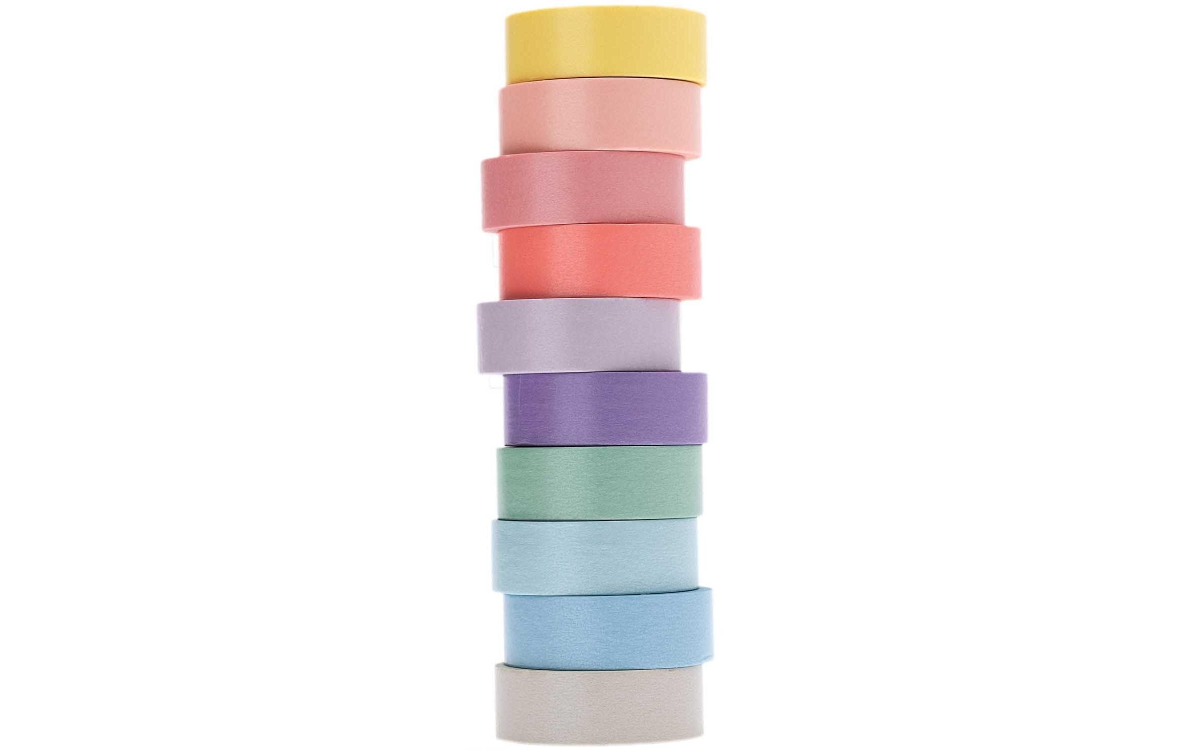 Rico Design Washi Tape Pastell mix 1.5cm x 5m, 10 Stück