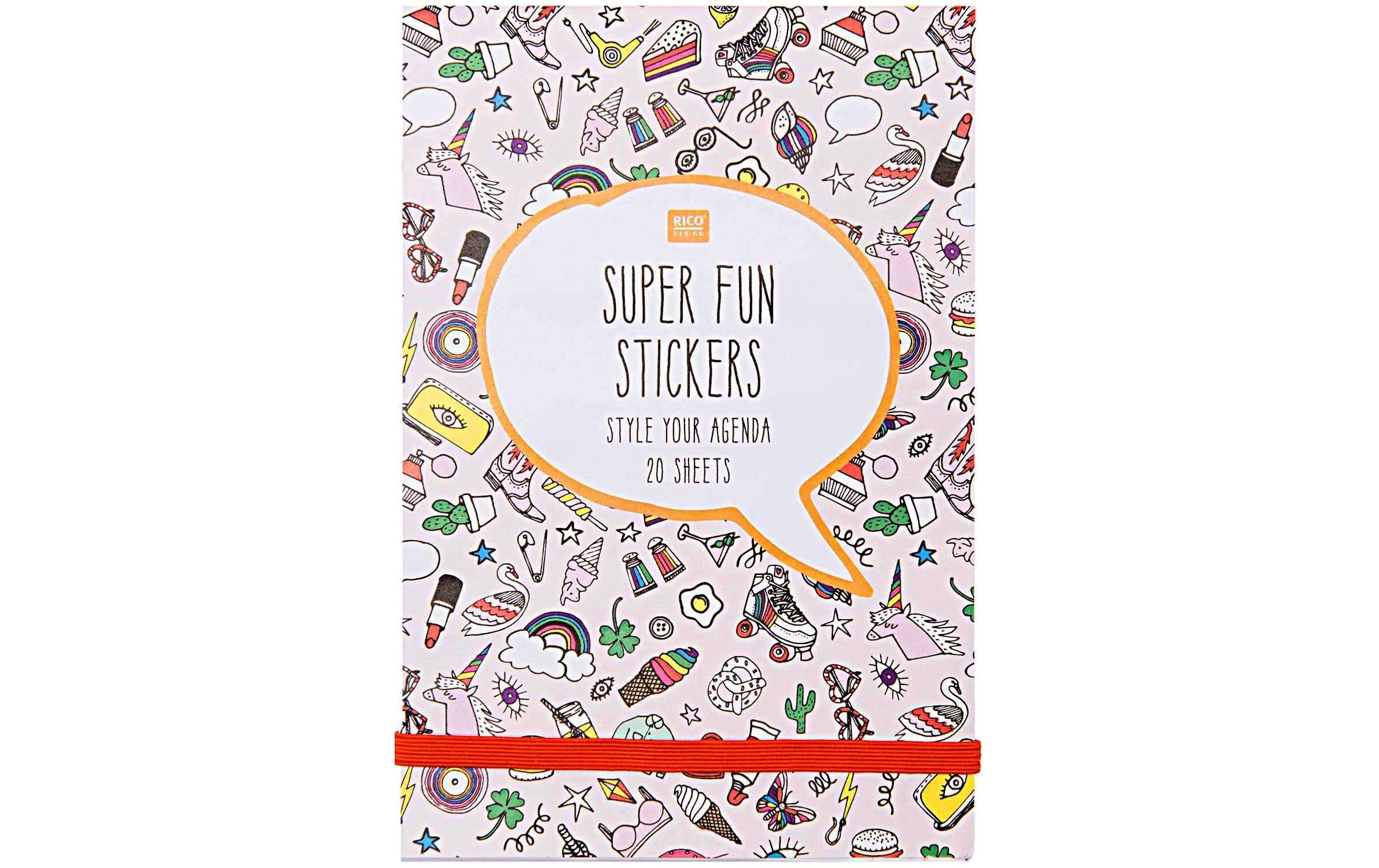 Rico Design Stickerbuch Summer 20 Blatt
