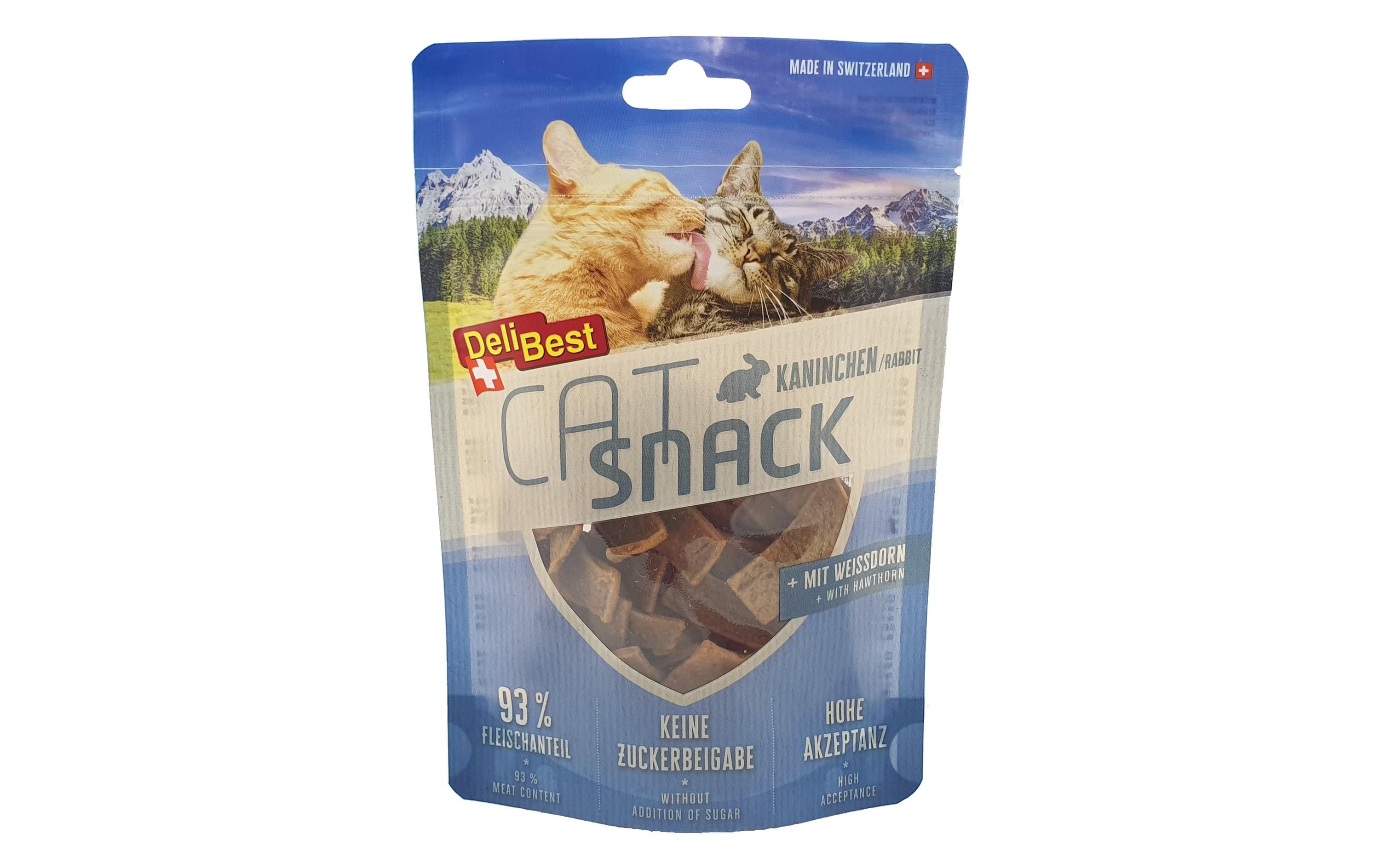 DeliBest Cat Snack aus Kaninchenfleisch 45g