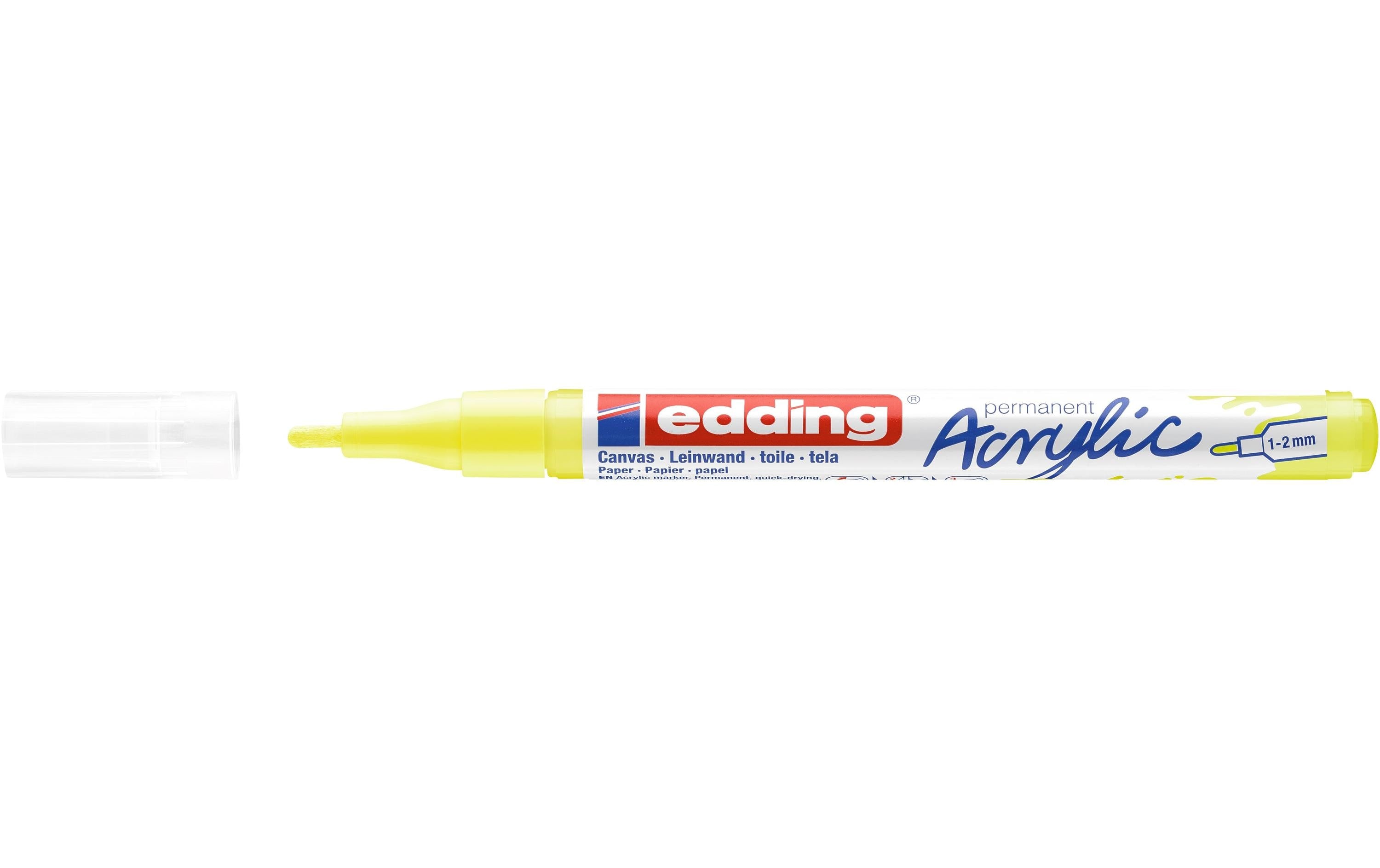 Edding Acrylmarker 5300 fein neongelb