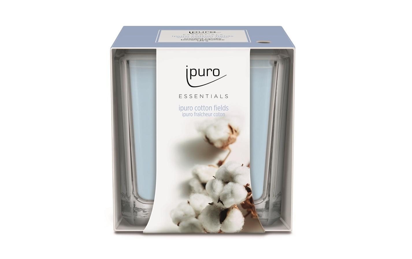 ipuro Duftkerze cotton fields Essentials, 125gr