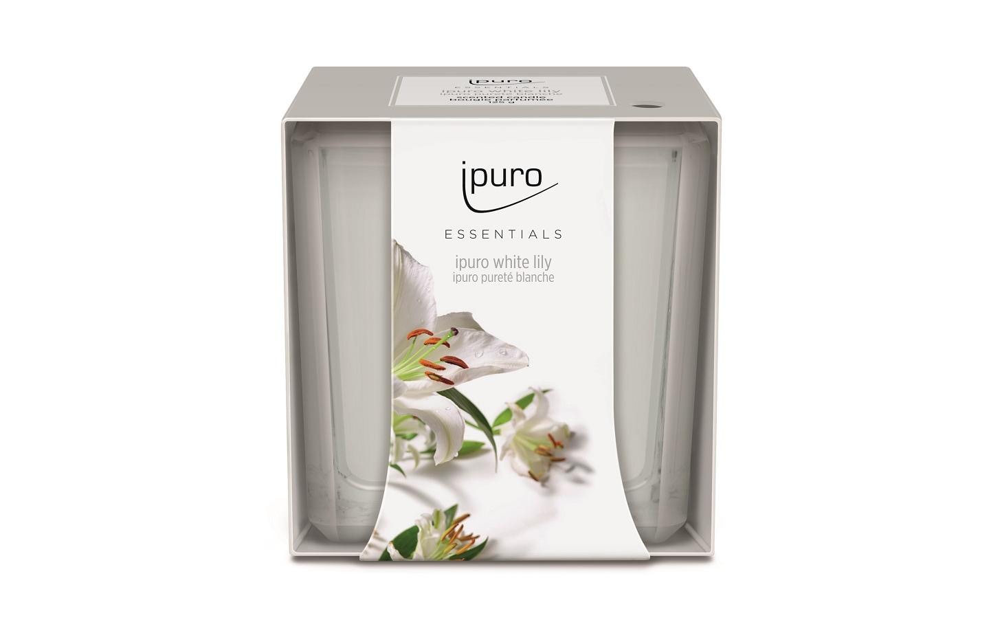 ipuro Duftkerze white lily Essentials, 125gr