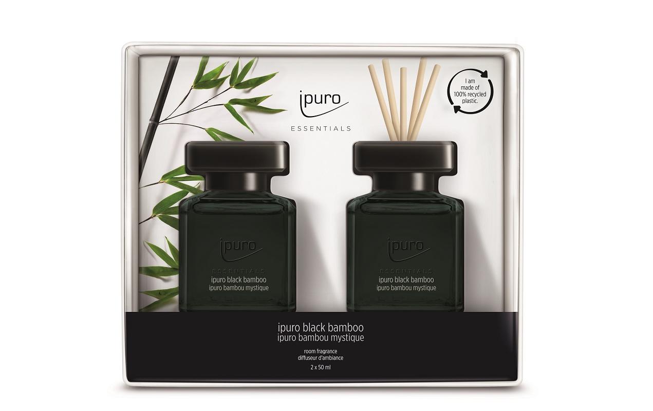 ipuro Geschenkset black bamboo Classic Raumduft 2x50ml