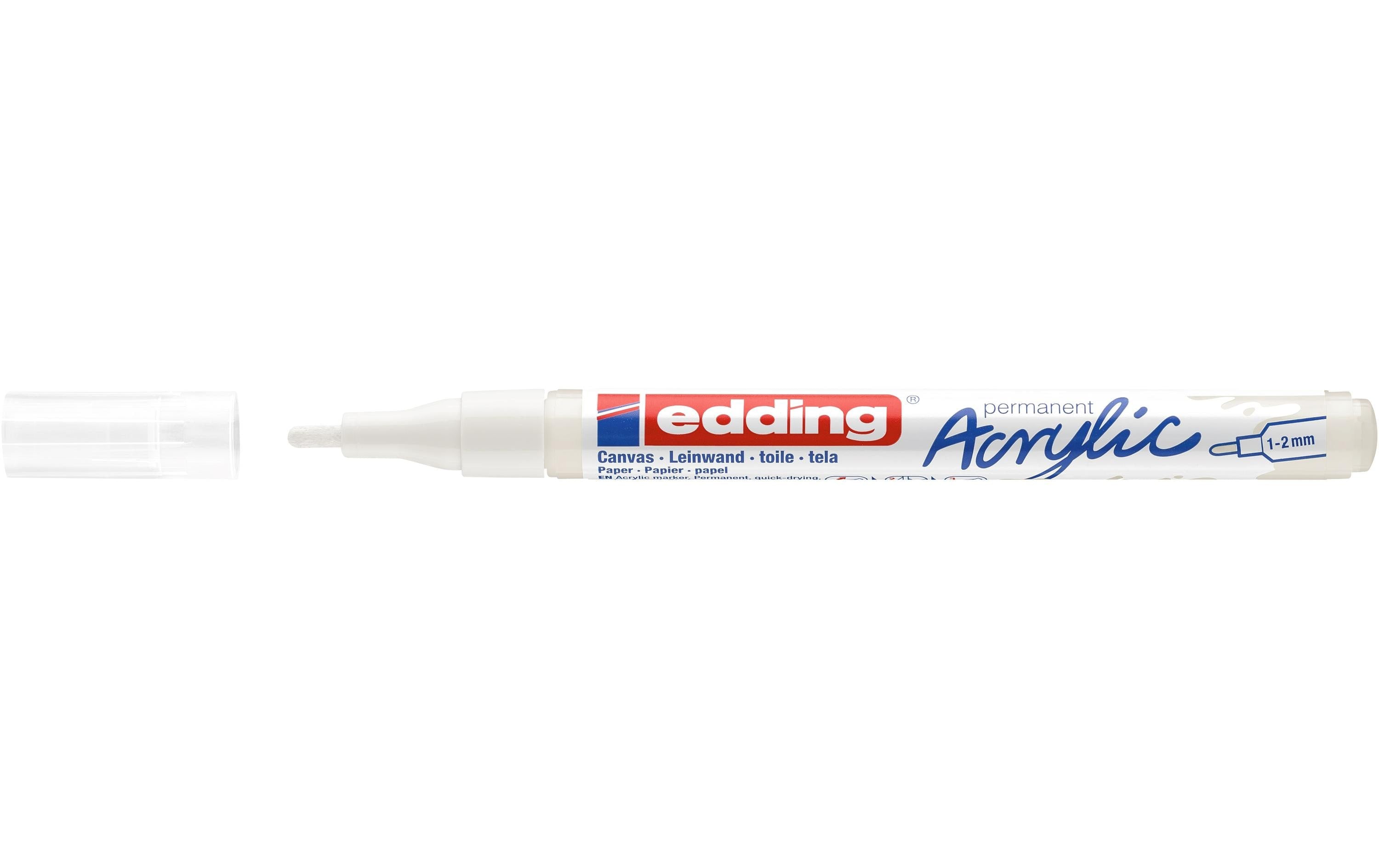 Edding Acrylmarker 5300 fein verkehrsweiss sdm