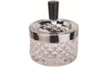 Dameco Schleuder-Aschenbecher transparent D: 9.5cm, Material: Glas