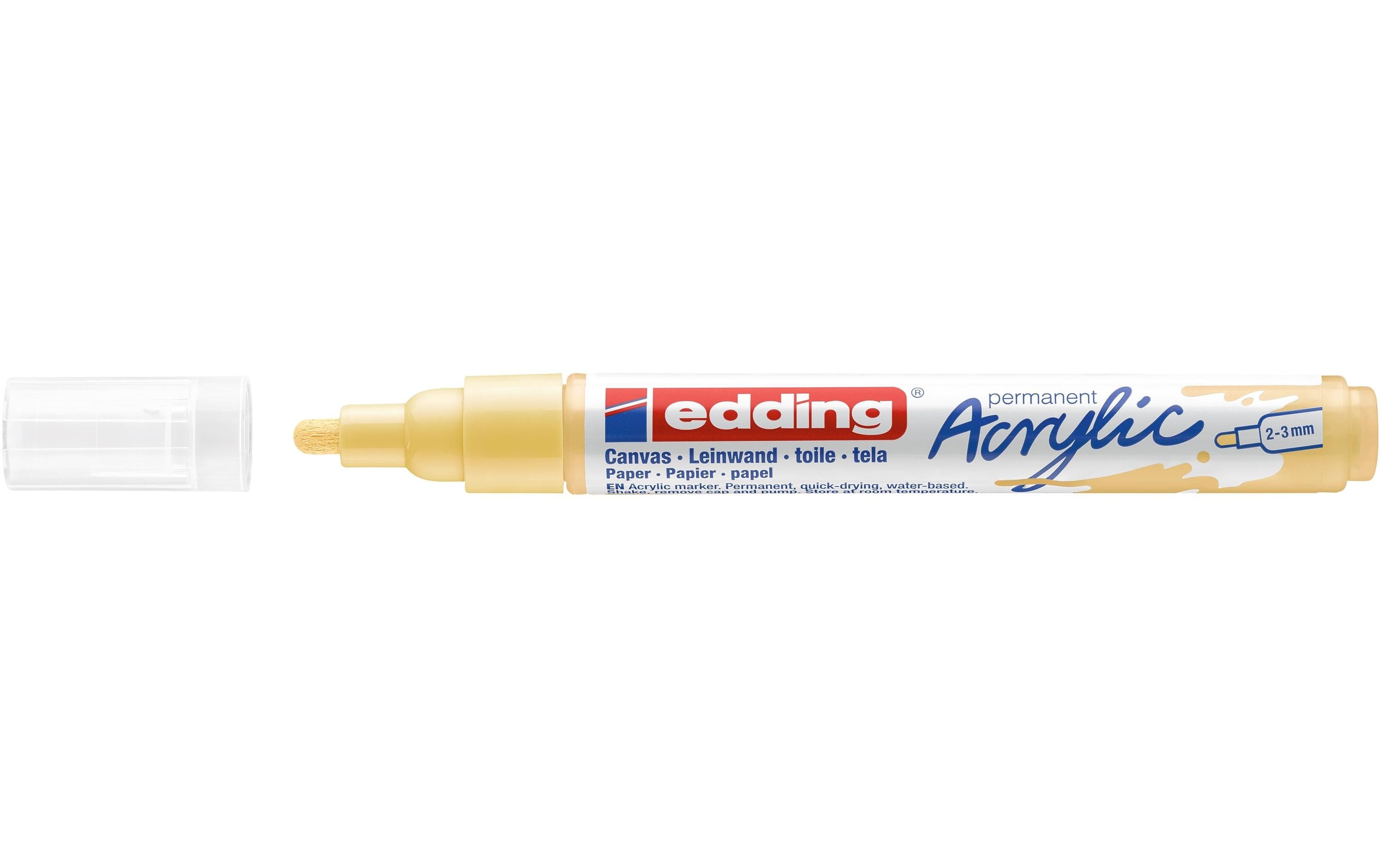 Edding Acrylmarker 5100 medium pastellgelb sdm