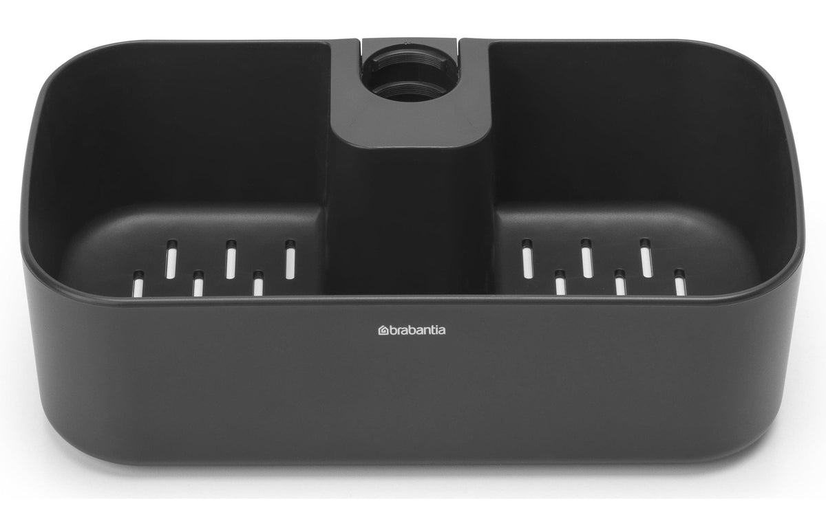 Brabantia Duschablage ReNew Dark Grey H: 7.5cm, B: 13.3cm, L: 24.4cm