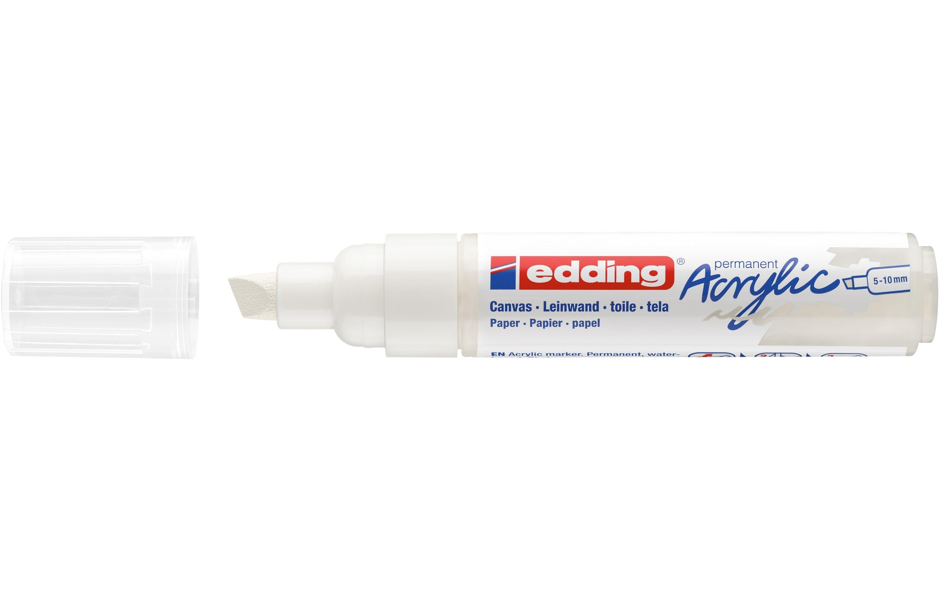 Edding Acrylmarker 5000 breit verkehrsweiss sdm