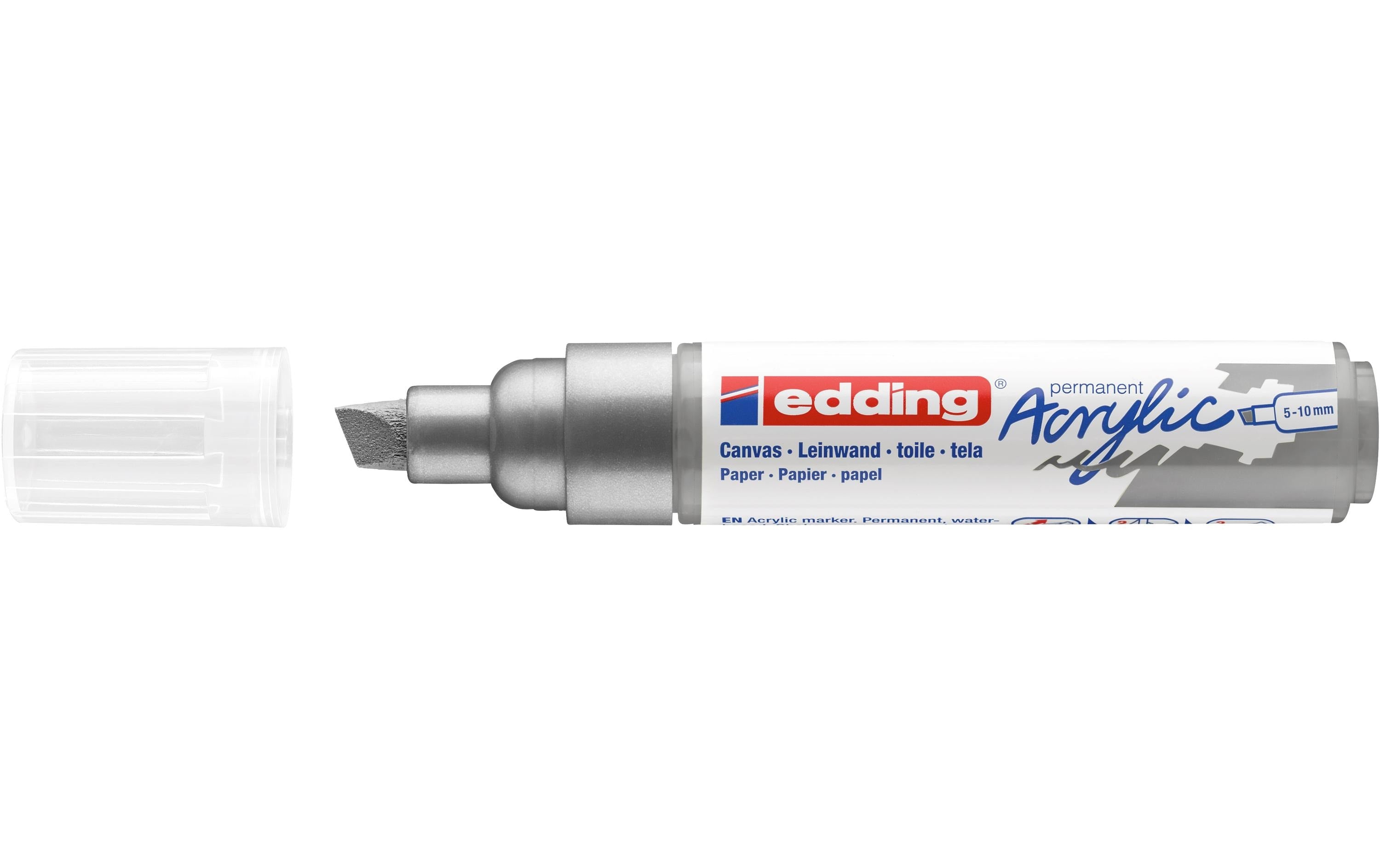 Edding Acrylmarker 5000 breit silber sdm