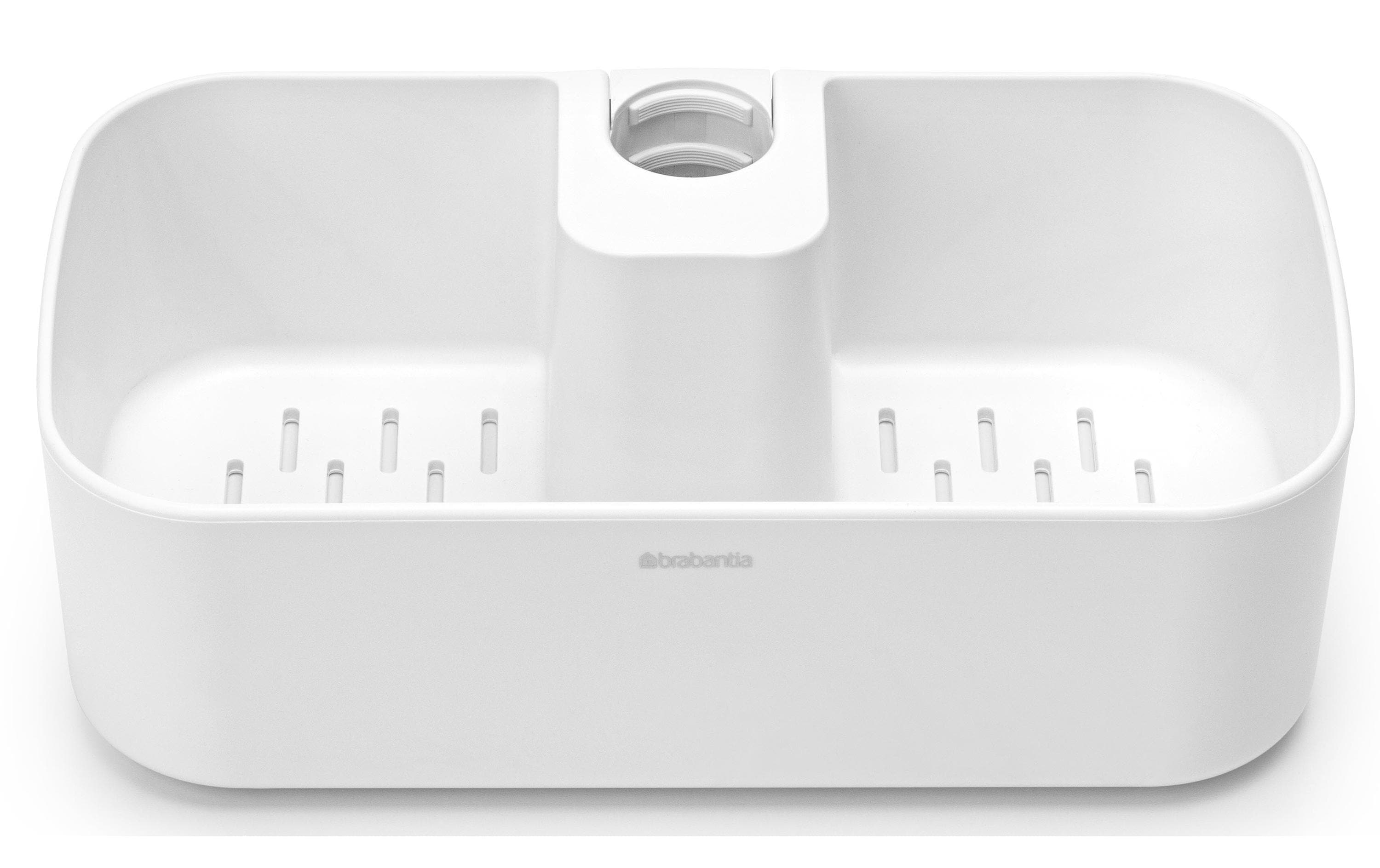 Brabantia Duschablage ReNew White H: 7.5cm, B: 13.3cm, L: 24.4cm