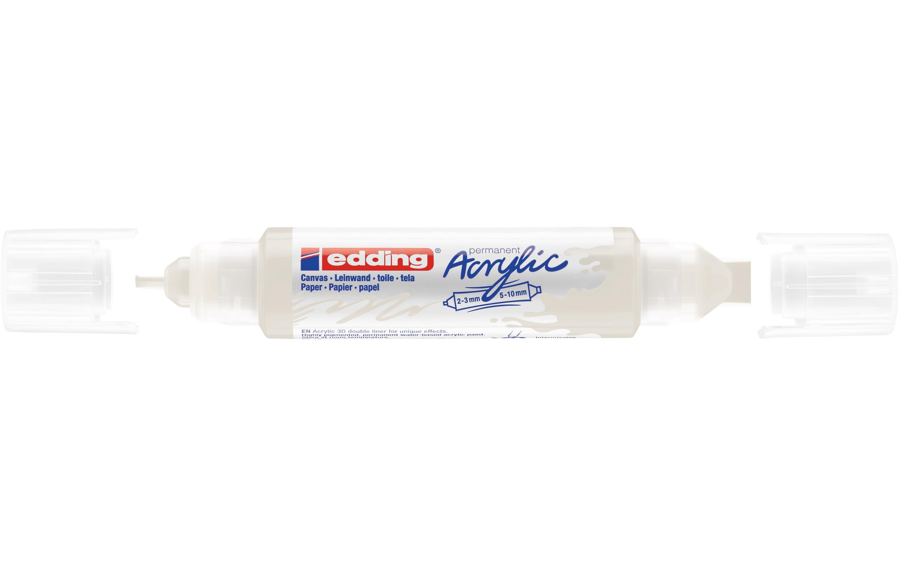 Edding Acrylmarker 5400 double liner verkehrsweiss sdm