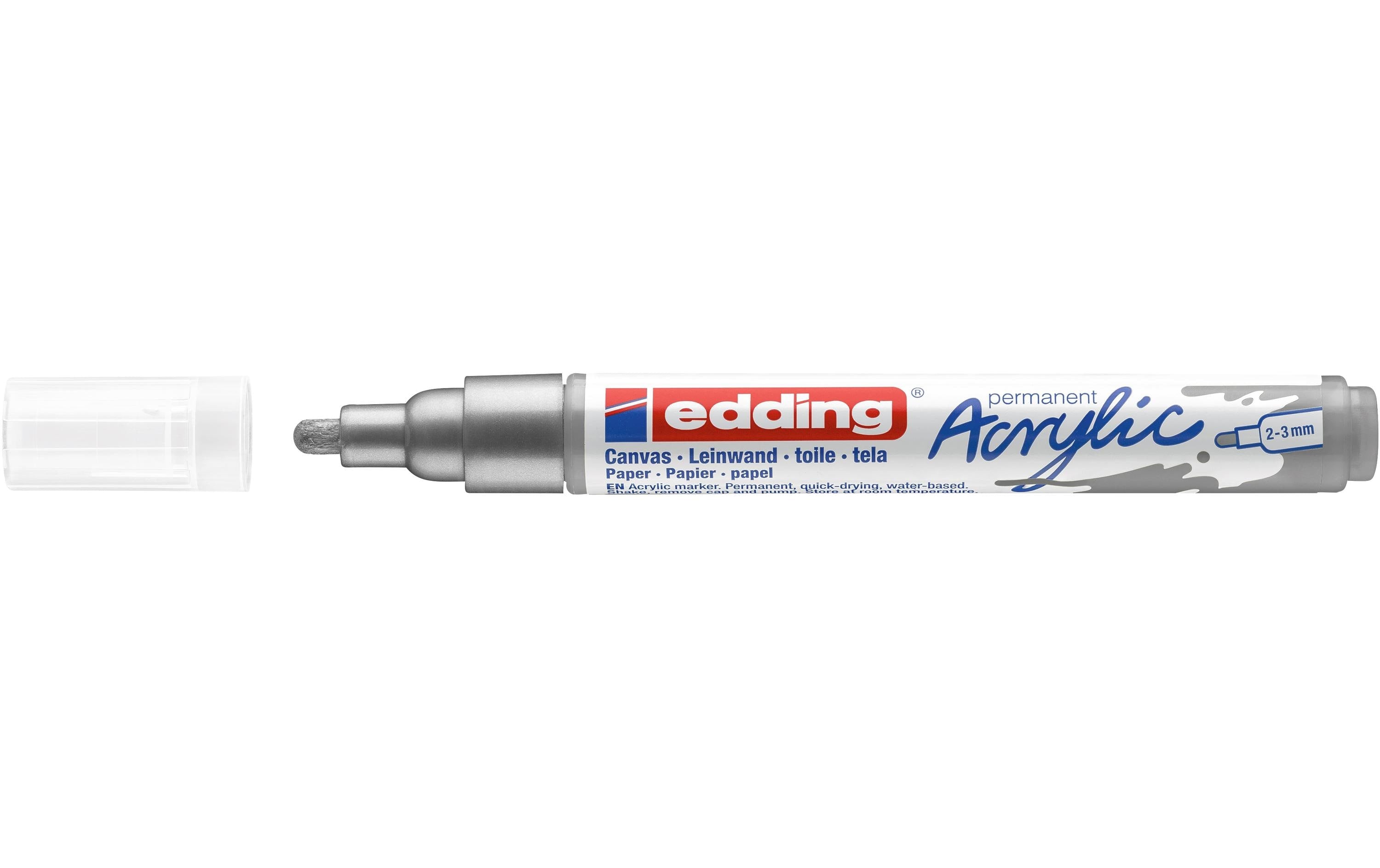Edding Acrylmarker 5100 medium silber sdm